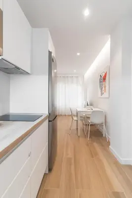 Una cocina o zona de cocina en Home2Book Comfy & Chic Apartment near the Beach