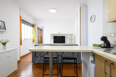Una cocina o zona de cocina en ROSALES BEACH