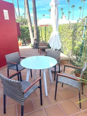 Un balcón o terraza de Espacioso Bungalow en Maspalomas