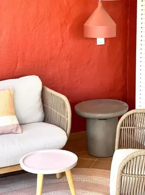 Zona de estar de Espacioso Bungalow en Maspalomas