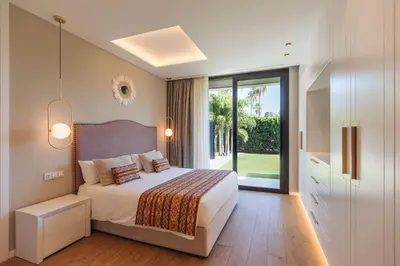Cama o camas de una habitación en Villa Serenoa