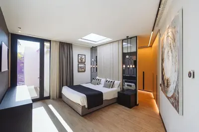 Cama o camas de una habitación en Villa Serenoa