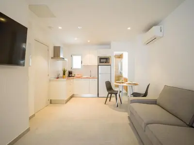 Una cocina o zona de cocina en Shabolo Apartments Las Palmas