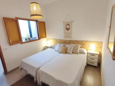 Cama o camas de una habitación en Finca El Cercadillo