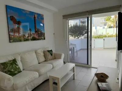 Zona de estar de Estupendo apartamento con dos dormitorios