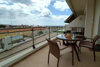 Un balcón o terraza de Vista Mar Arguineguín