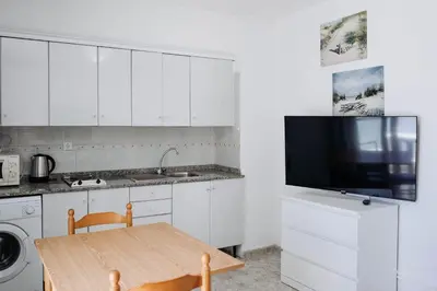 Una cocina o zona de cocina en Apartamento Sol y Mar