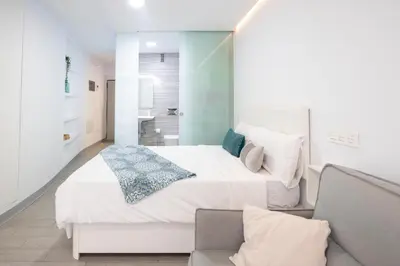 Cama o camas de una habitación en Dream Loft Las Canteras Beach