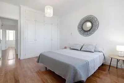 Cama o camas de una habitación en Vencejo & Citrina Houses - Peaceful Nature Stays Just Minutes from the City