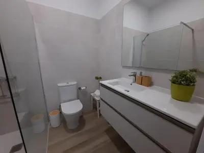 Un baño de Relax bungalow with parking