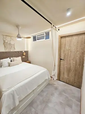 Cama o camas de una habitación en Design Flat