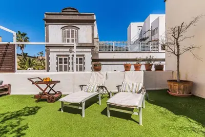 Jardín al aire libre en Santa barbara vegueta