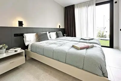 Cama o camas de una habitación en Salobre Los Veroles Golf