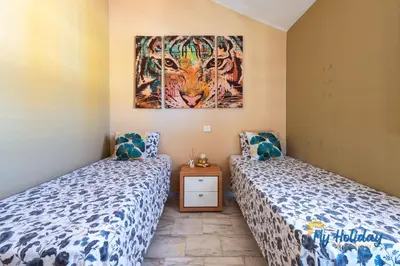 Cama o camas de una habitación en Casa Noray del Mar