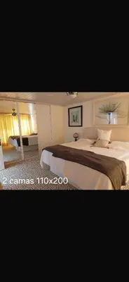 Cama o camas de una habitación en Penthouse Montemarina primera línea Anfi del Mar