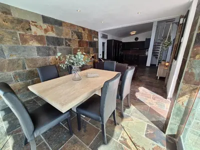 Zona de estar de Villa Privada y Tranquila | 12 min Playa Inglés