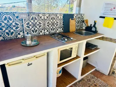 Una cocina o zona de cocina en Garancor