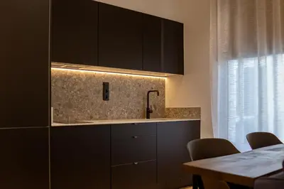 Una cocina o zona de cocina en Las Canteras Beach Folks