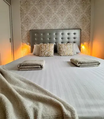 Cama o camas de una habitación en SANTA CLAUDIA HOLIDAY CLUB SUITE - PUERTO RICO