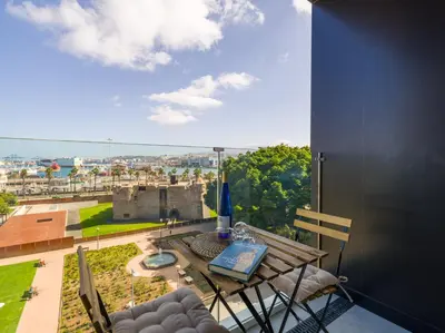 Un balcón o terraza de Castle of Light By CanariasGetaway