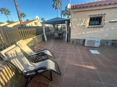 Un balcón o terraza de Bungalow Santa Fe