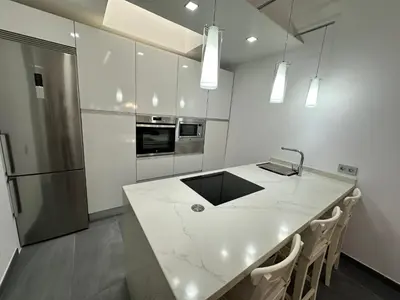 Una cocina o zona de cocina en Bungalow the Paradise