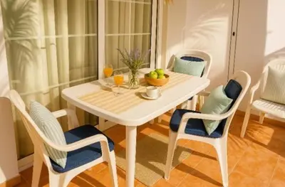Zona de estar de Arguineguin 2bedrooms piscina swimming pool apartment