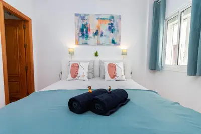Cama o camas de una habitación en Happy Waves Home