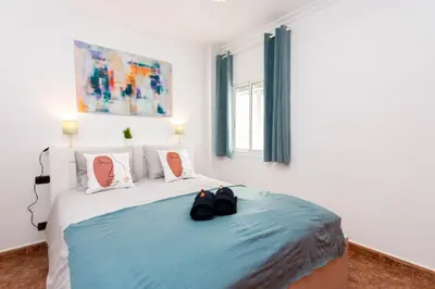 Cama o camas de una habitación en Happy Waves Home