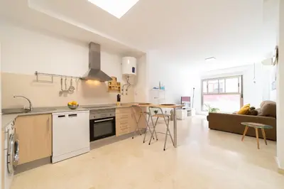 Una cocina o zona de cocina en Sand Beach Las Canteras