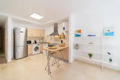 Una cocina o zona de cocina en Sand Beach Las Canteras