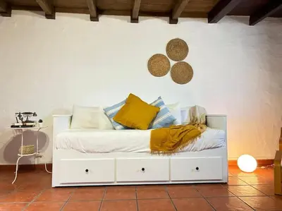Cama o camas de una habitación en Casa Ramoncito