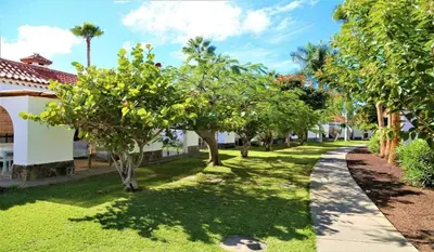 Jardín al aire libre en Calm & Gardens in Bungalow Parque Golf, Maspalomas
