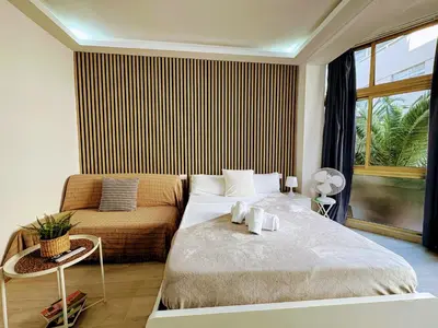 Cama o camas de una habitación en Morote Beach Flat