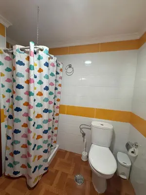 Un baño de Flamboyan