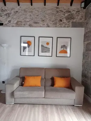 Zona de estar de Casa Marconi