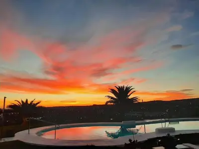 Piscina en o cerca de Seaview Bungalow Duna Golf