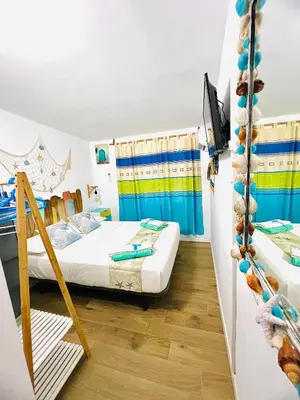 Cama o camas de una habitación en Casa Ohana