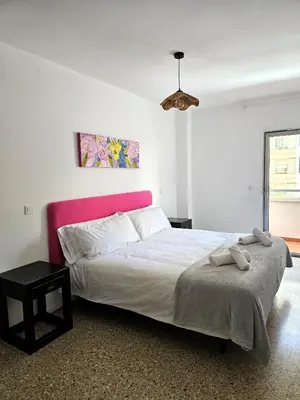 Cama o camas de una habitación en Brisa Urban Loft Céntrico Amplio y luminoso