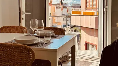 Zona de estar de Click & Guest -Terrace with Sea and Mountain Views