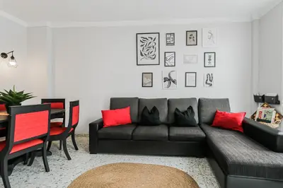 Zona de estar de Flat Triana