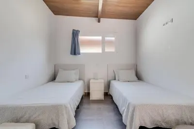 Cama o camas de una habitación en Country House Near Fataga & Maspalomas