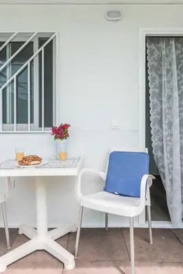 Zona de estar de Tiny House in the Country