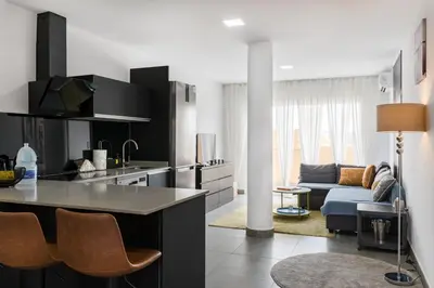 Una cocina o zona de cocina en Oasis Penthouse Maspalomas