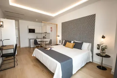 Cama o camas de una habitación en Matilde Luxury by Grupo Matilde