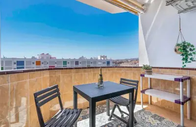 Un balcón o terraza de Agaete Playa vista Yumbo Dunas parking