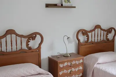Cama o camas de una habitación en Casa La Parra