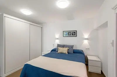 Cama o camas de una habitación en ENEXO BEACH HOUSE