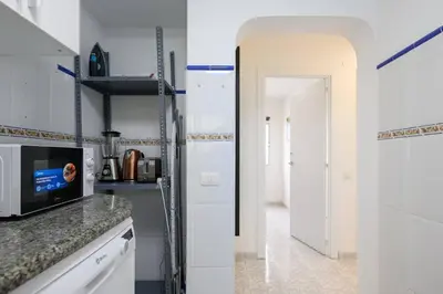 Una cocina o zona de cocina en Modern Comfort App in Las Palmas GC