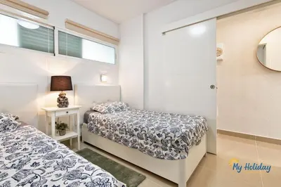 Cama o camas de una habitación en Connie Mick Apartment